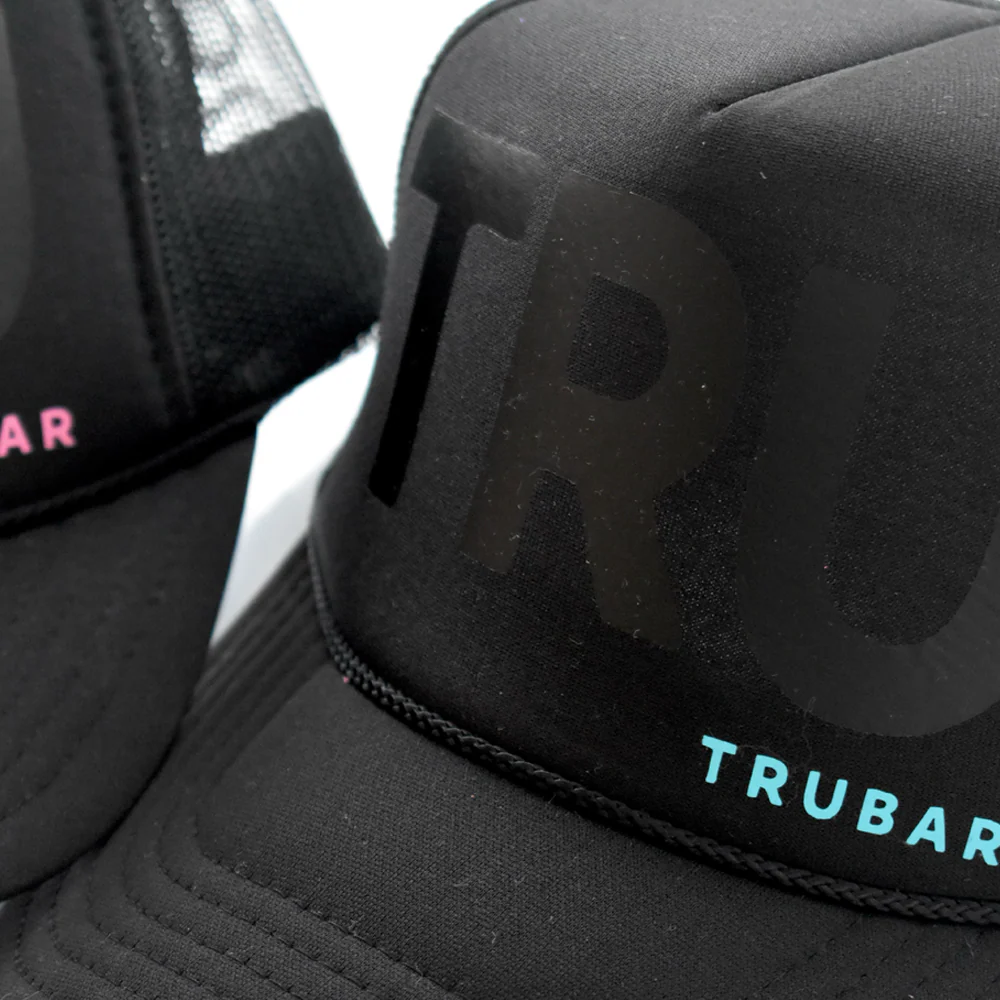 TRU Trucker Hat  - Blue Detail - Image 3